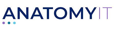 a blue text on a black background