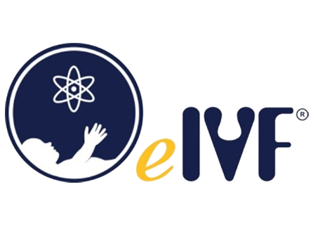a logo with a person reaching out to the side