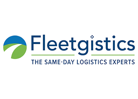 a logo on a black background