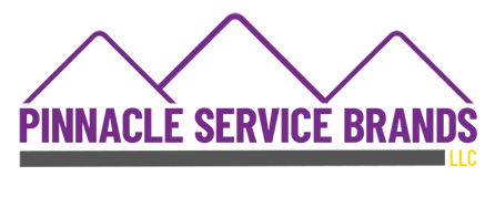 a purple and grey logo