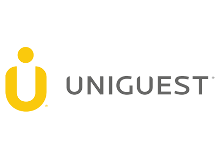 a yellow and black logo