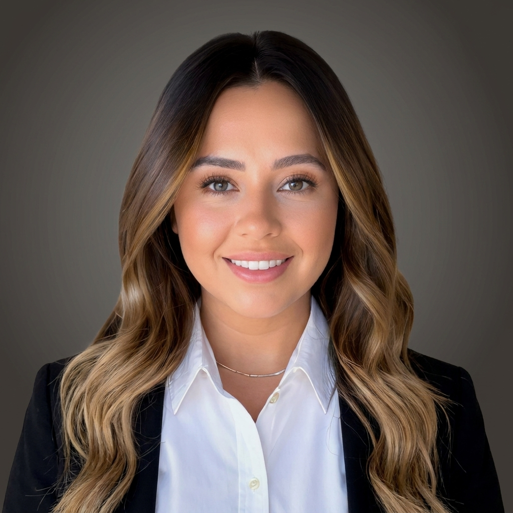 a woman in a suit