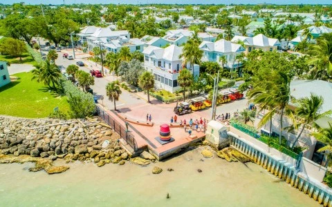aerial image of the southernmost point 