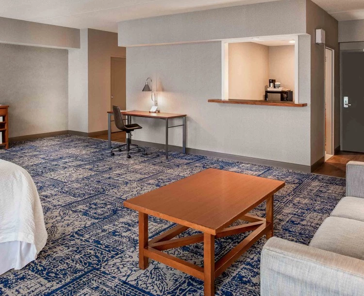 sitting area within suite hotel room of property 