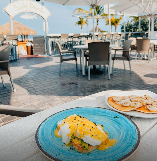 a plate of food on a table