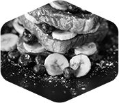 closeup fo french toast