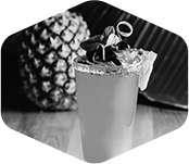 closeup of a cocktail