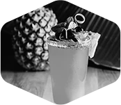 closeup of a cocktail