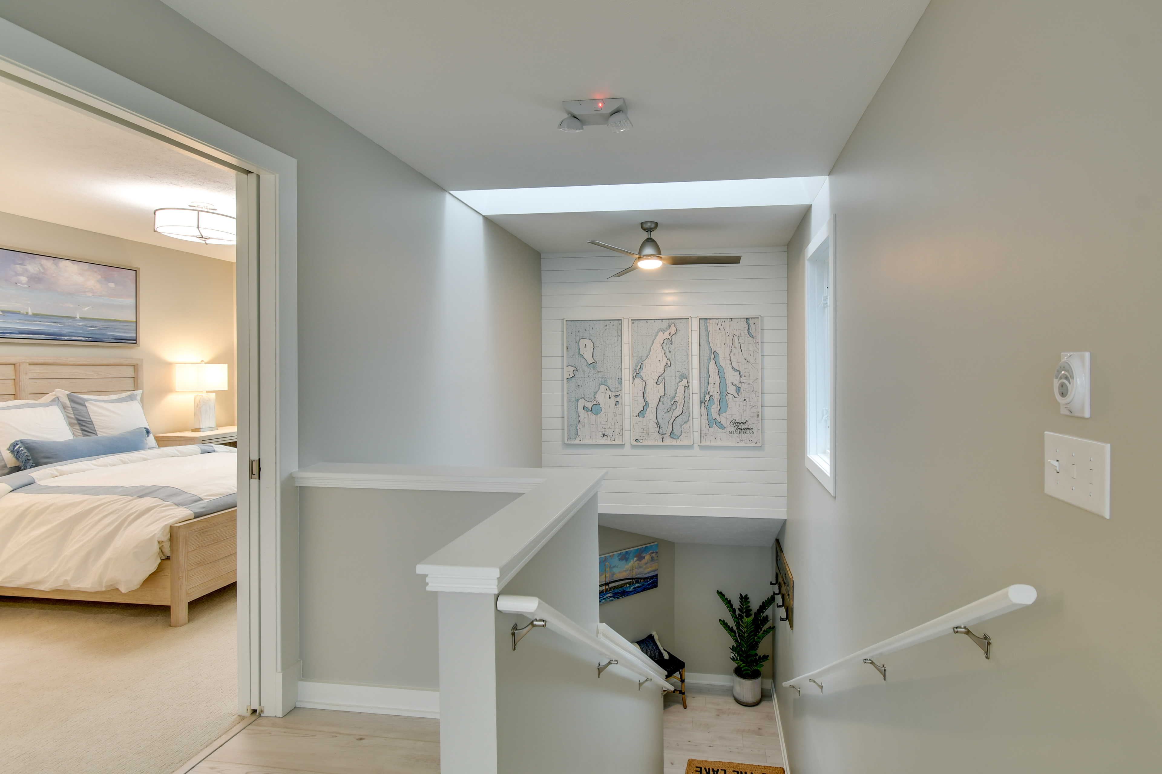 a staircase in a house