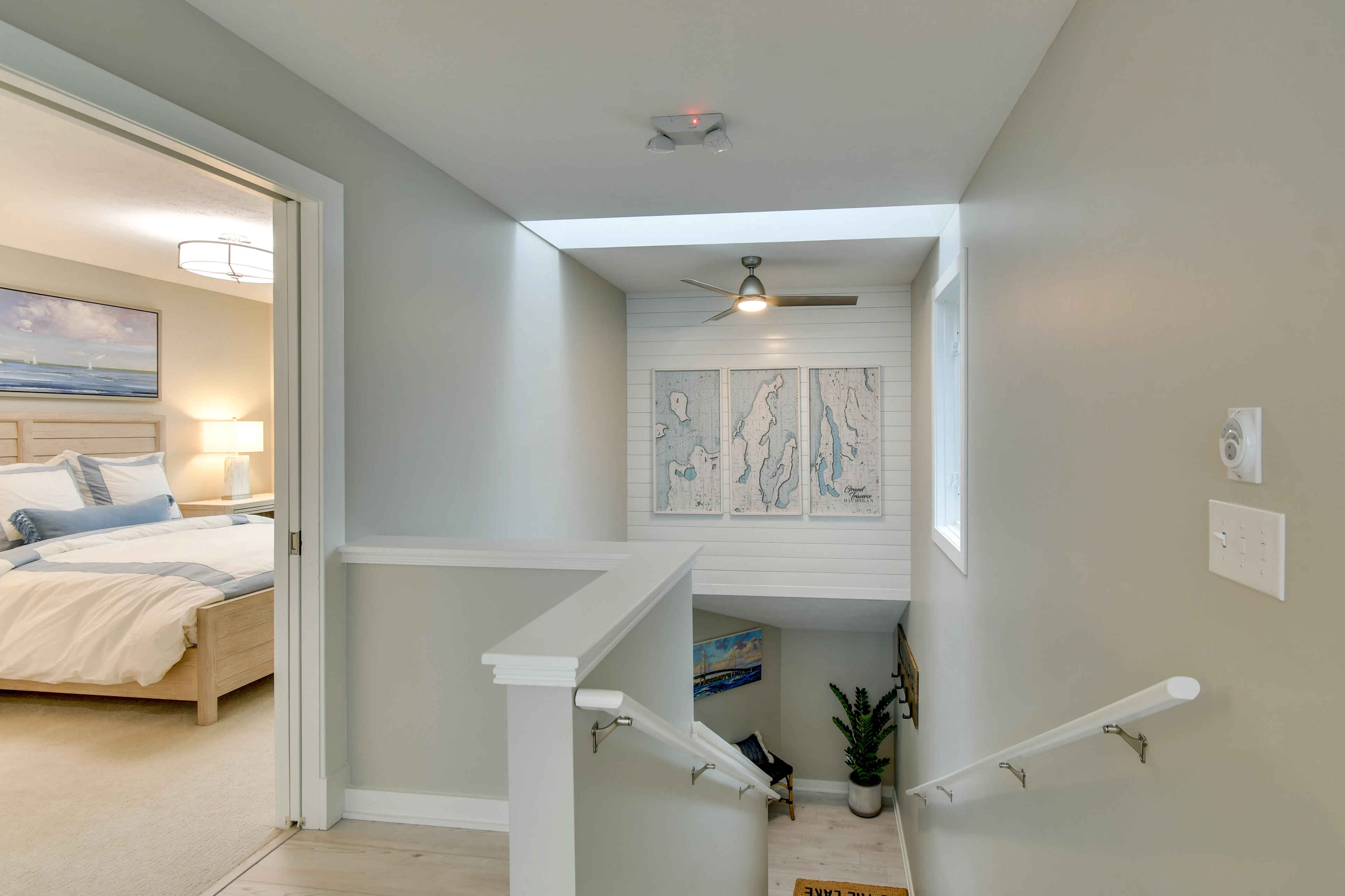 a staircase in a house