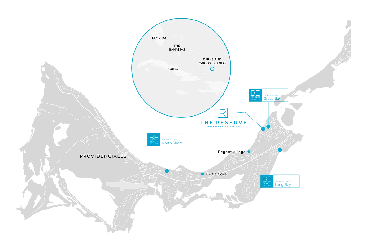 a map of the islands