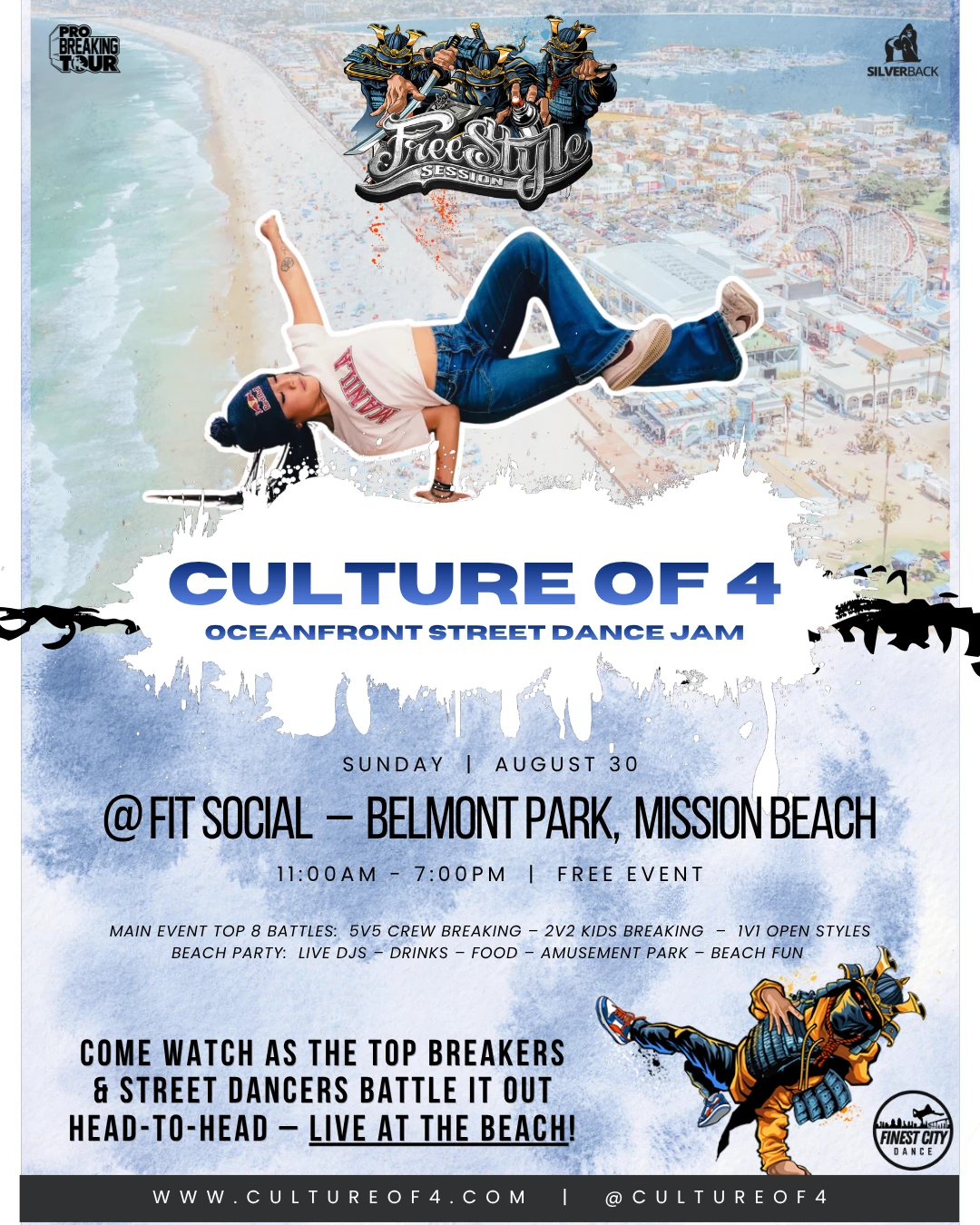 a poster for a dance event
