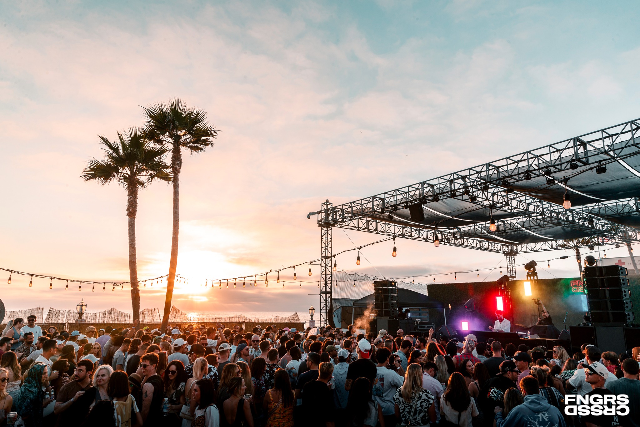 a crowd of people at a concert