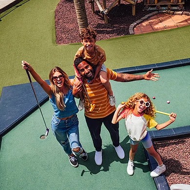 a group of people posing for a photo