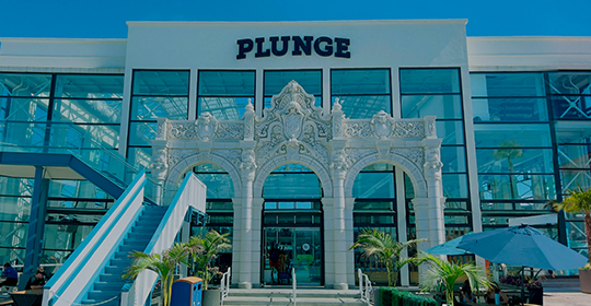 a building with a sign on the front