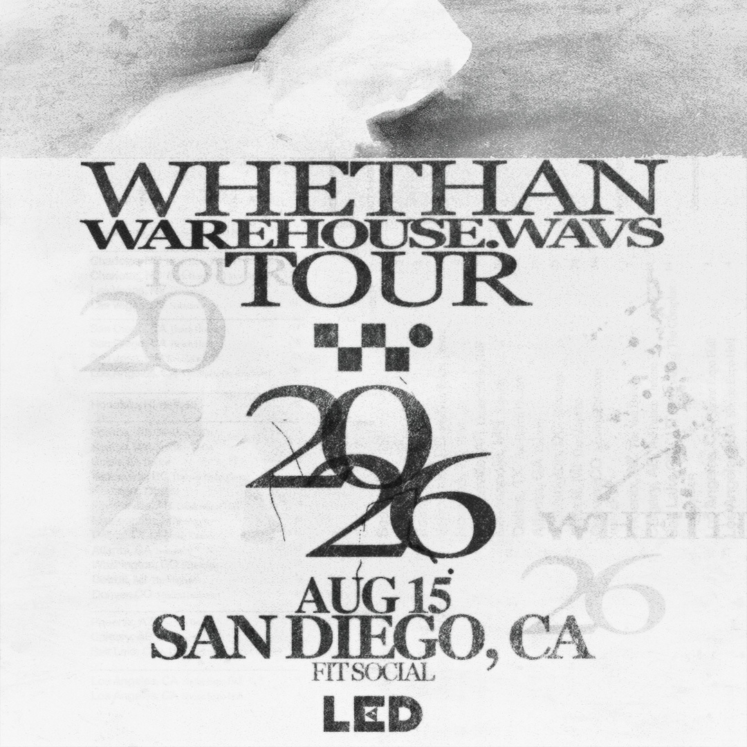 a white and black poster