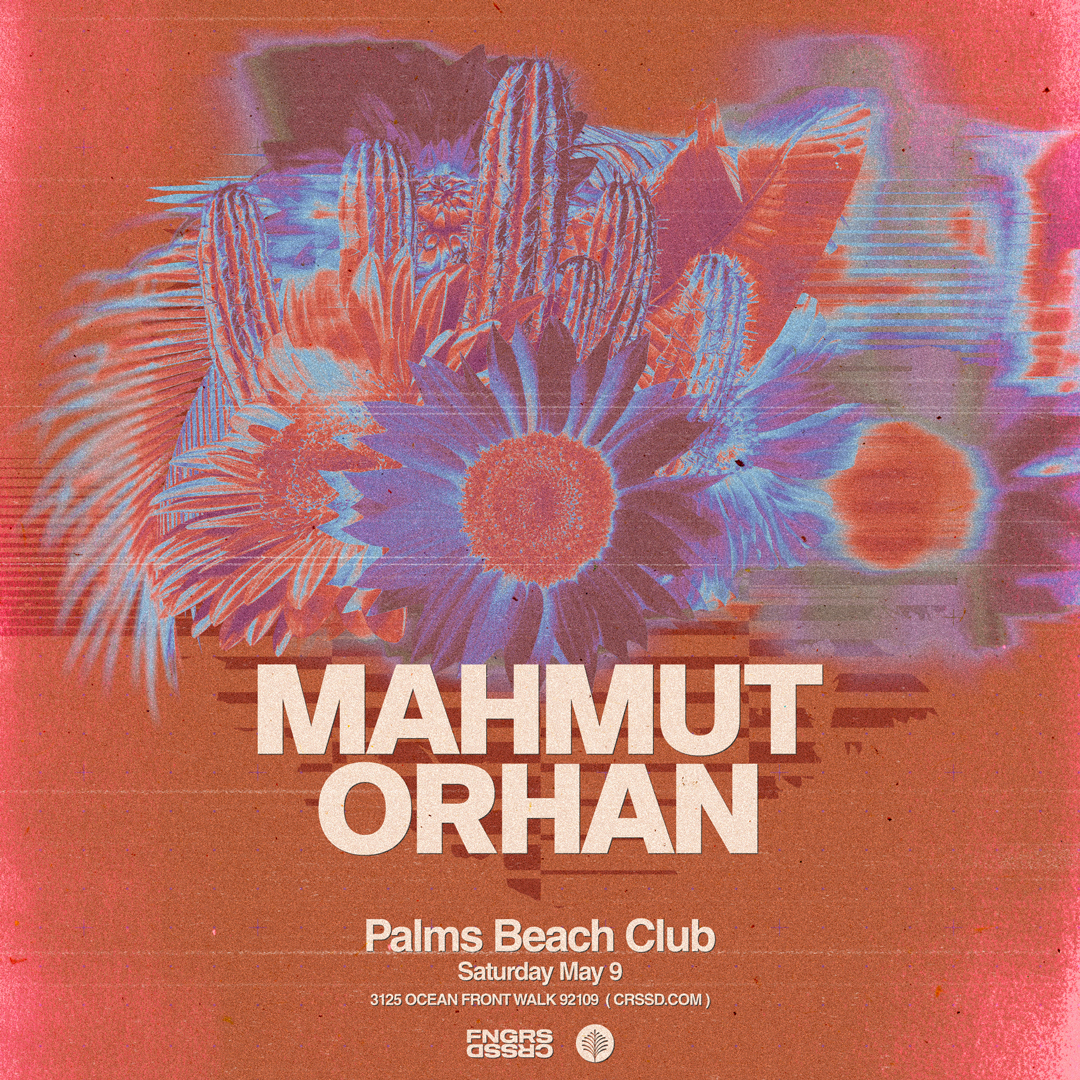a poster with a flower and text