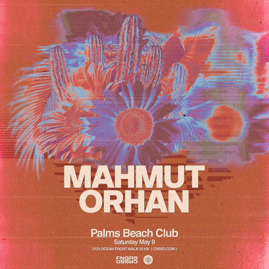 a poster with a flower and text