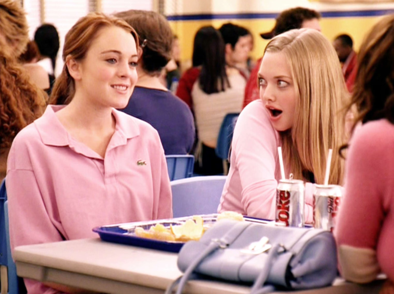 a screenshot of the mean girls movie with Cady in it