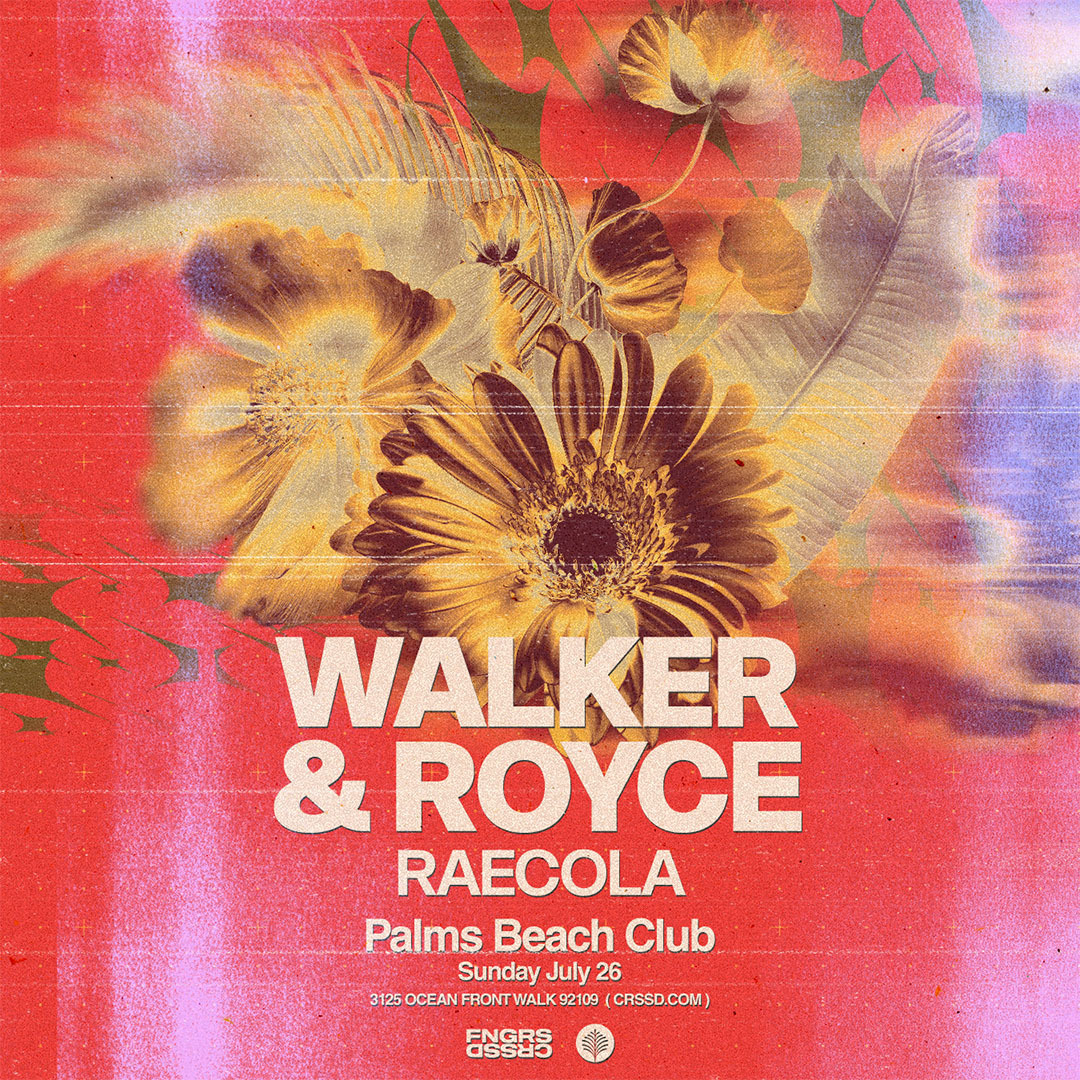 a poster with flowers and leaves