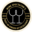 a logo for a wine tasting