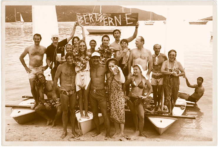 a group of people posing for a photo