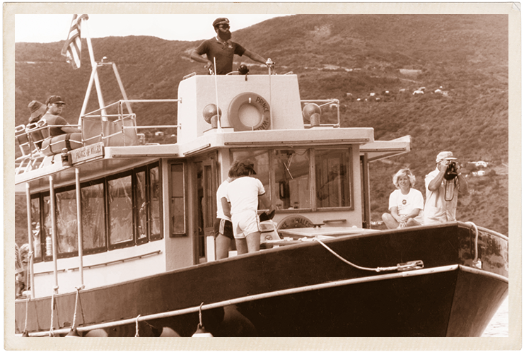 a group of people on a boat
