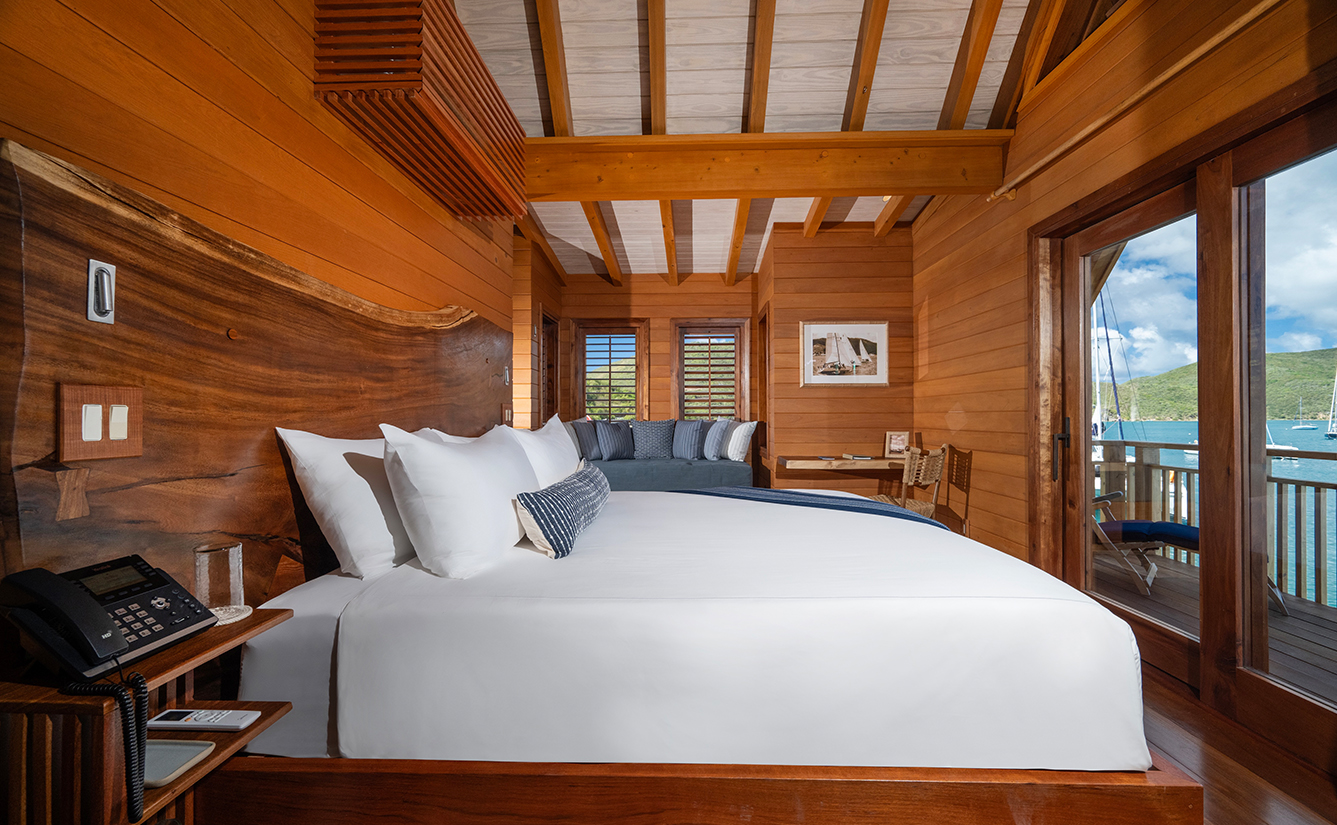 a room with a bed and a couch