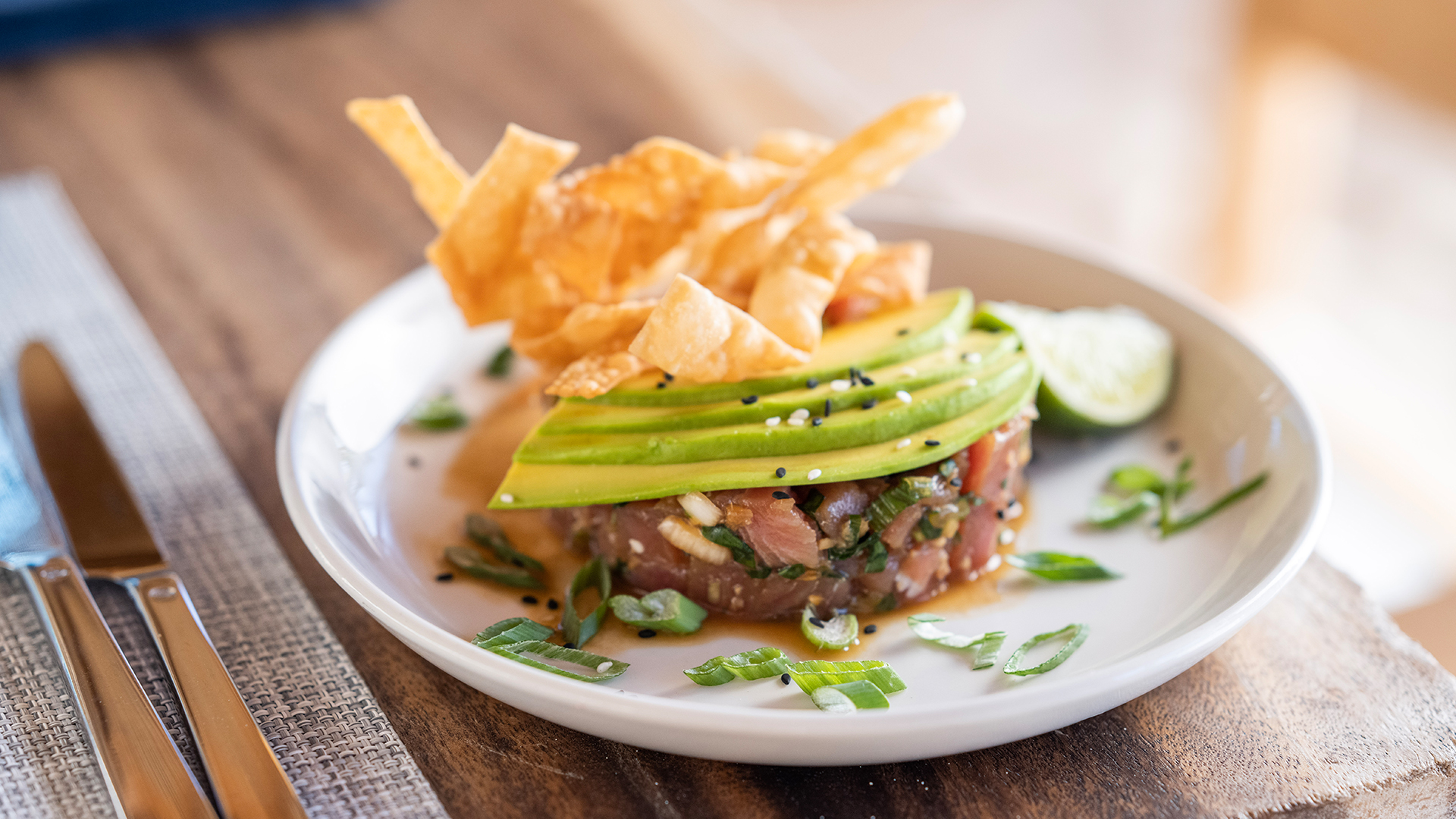 a plate of food on a table