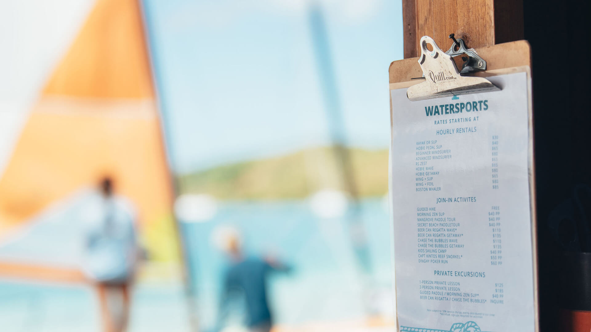 a clipboard with a list on it