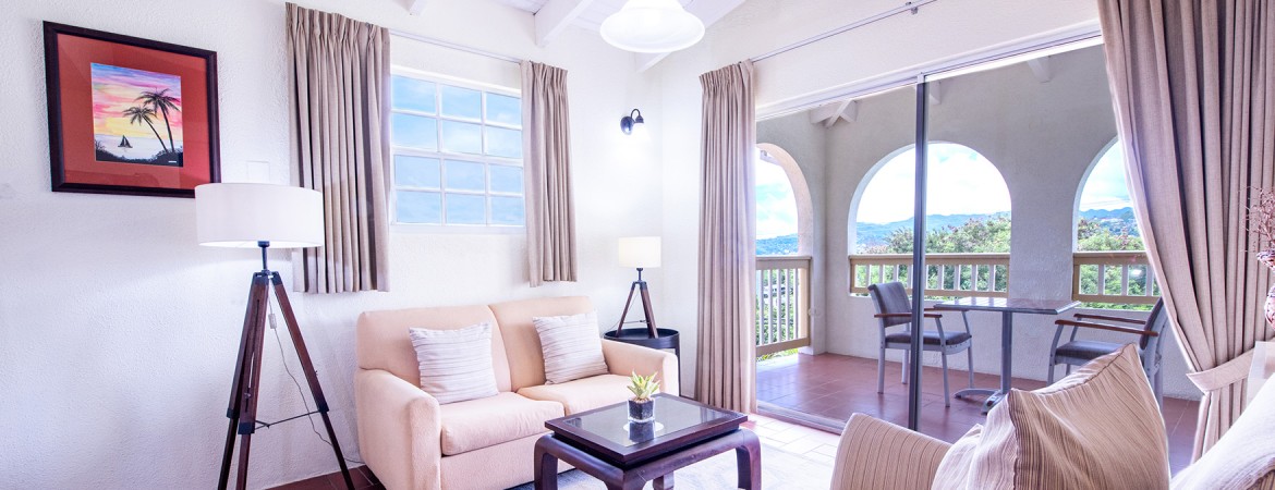 a living room with a couch and a coffee table