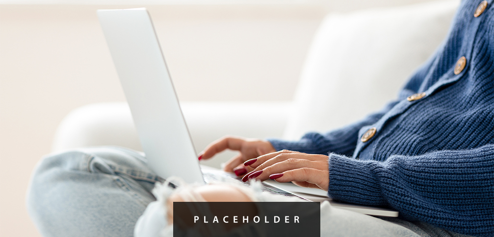 a woman using a laptop