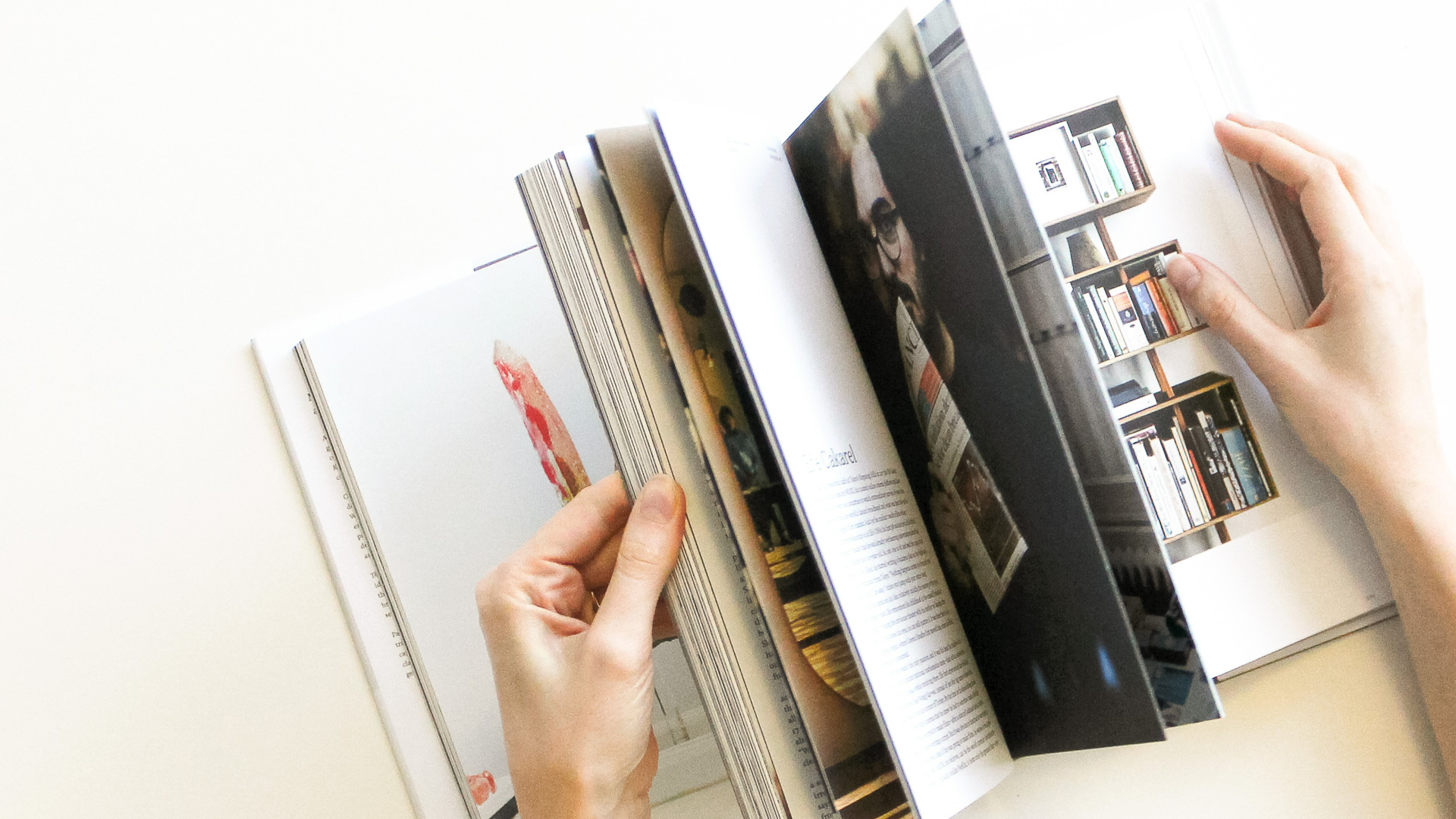 a hand holding a book