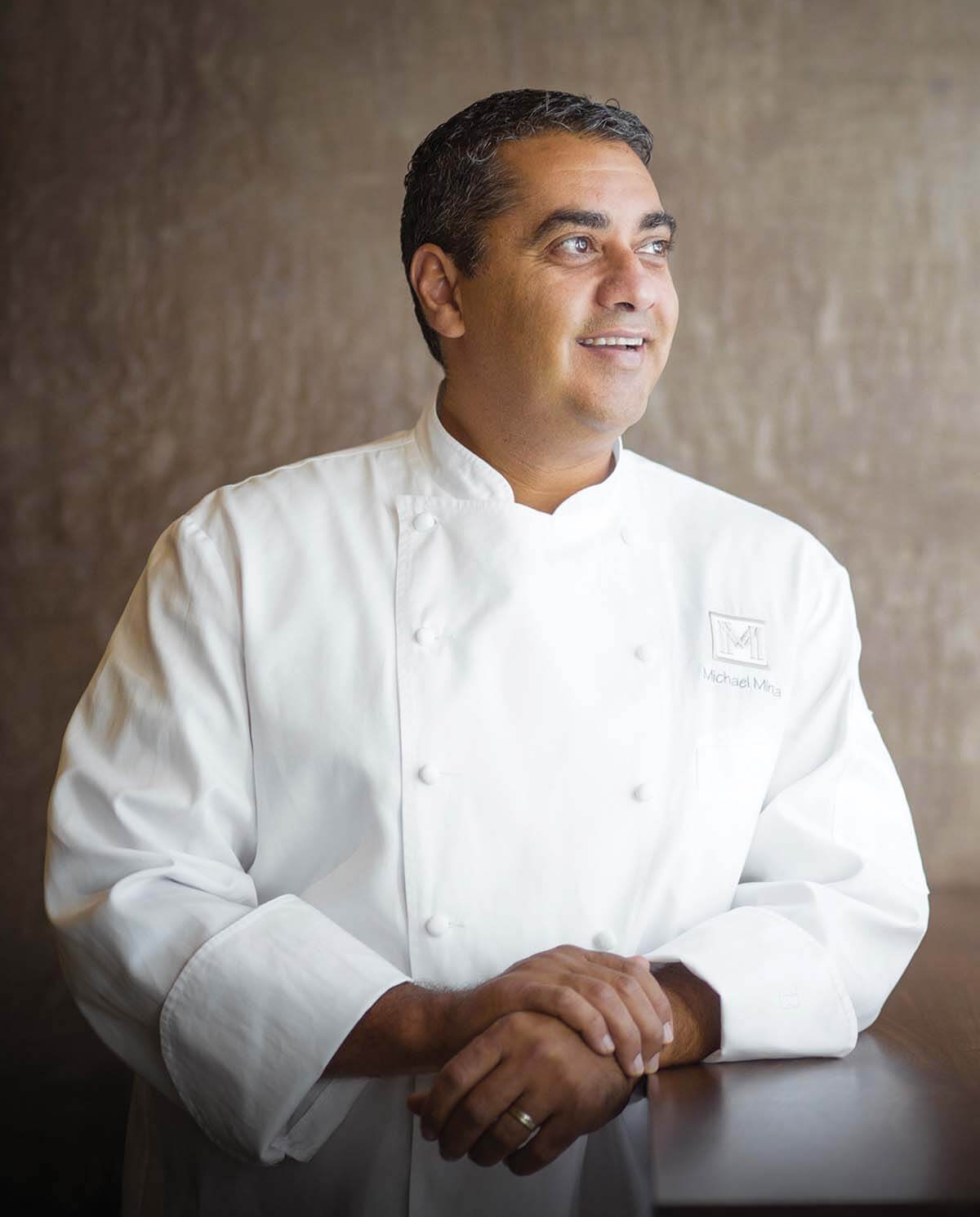 a man in a chef's coat