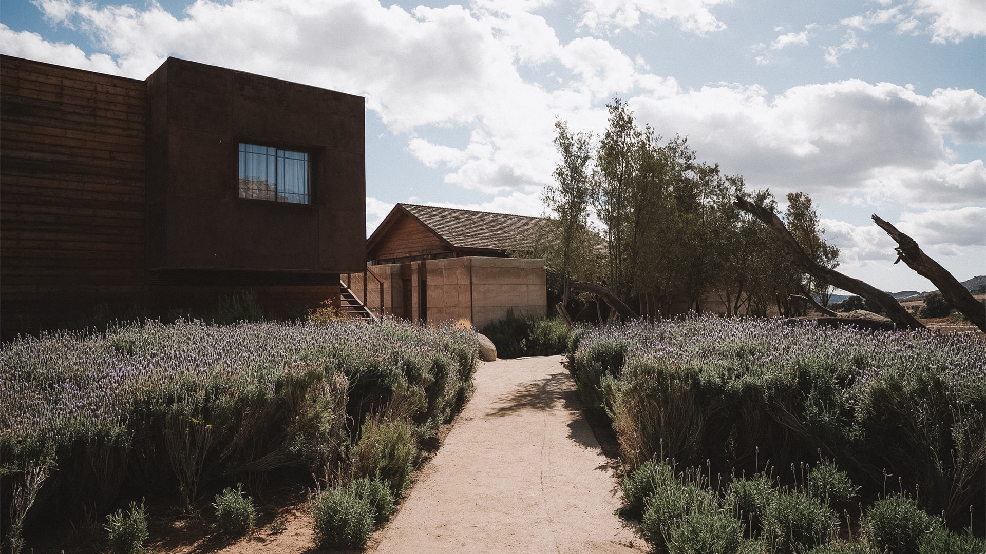 a path leading to a building