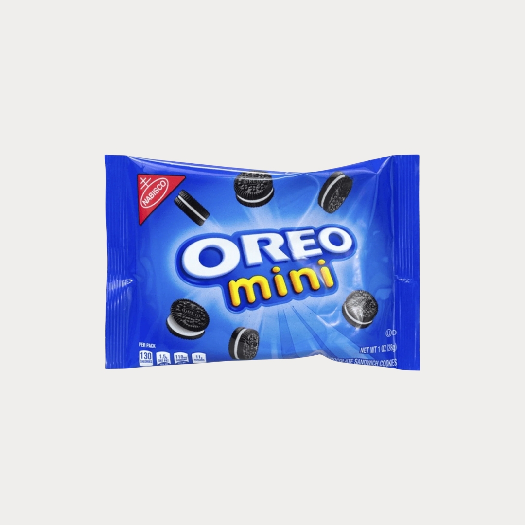 a blue package of oreo cookies