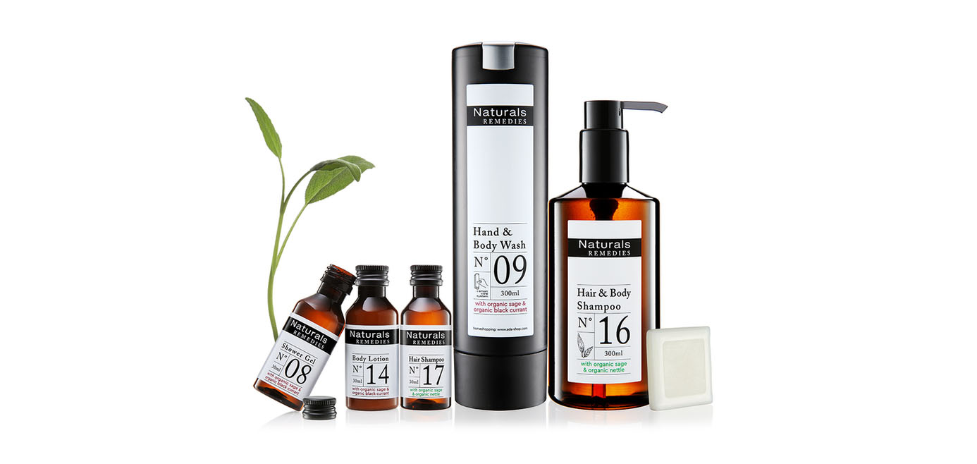 a group of bottles and a bottle of shampoo