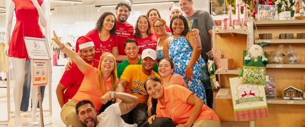 a group of people posing for a photo