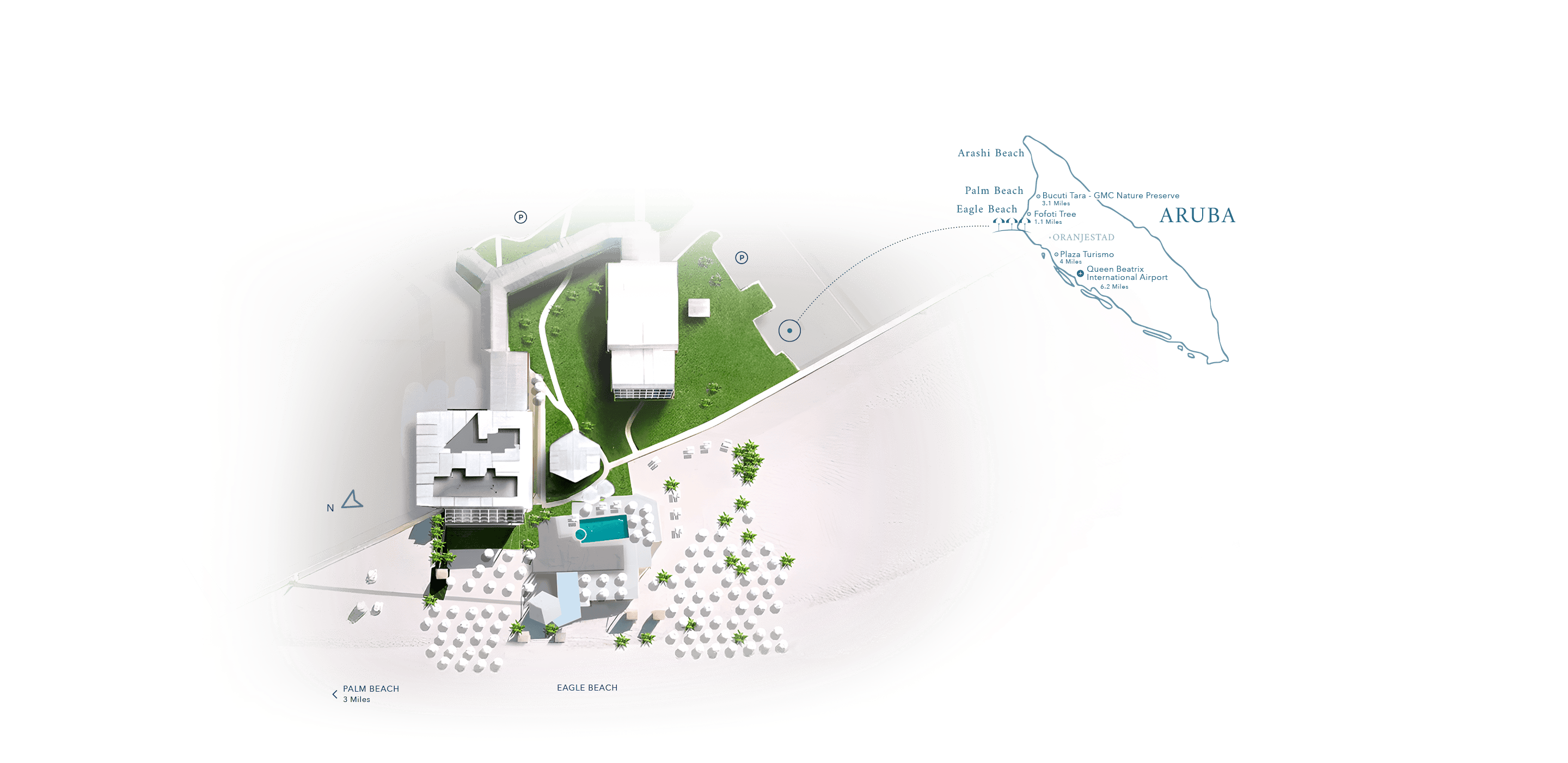 a map of a resort