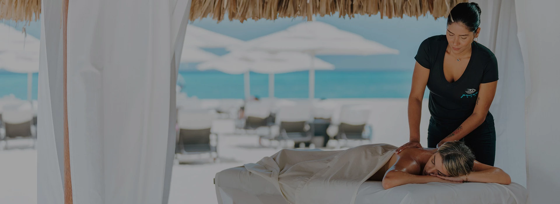 a person lying on a bed