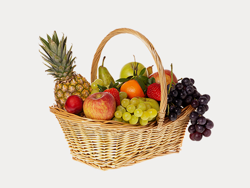 a basket full of fruit