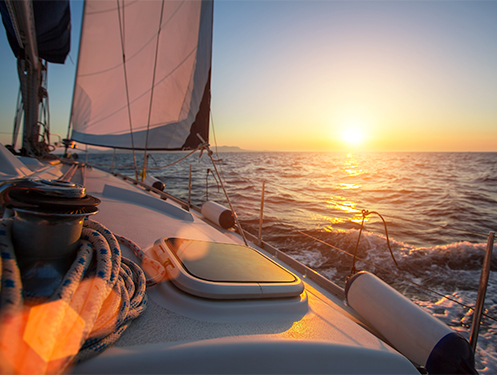 a sailboat in the water