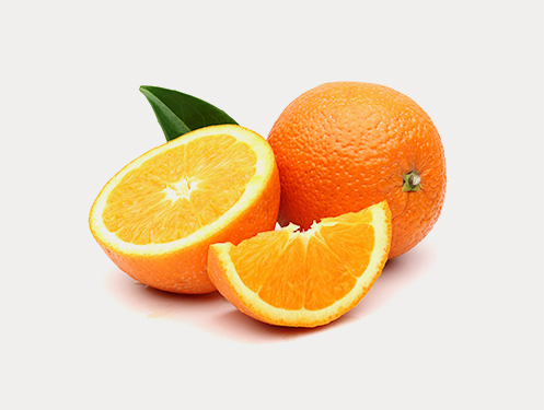 a close up of an orange