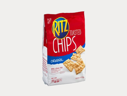 a bag of crackers