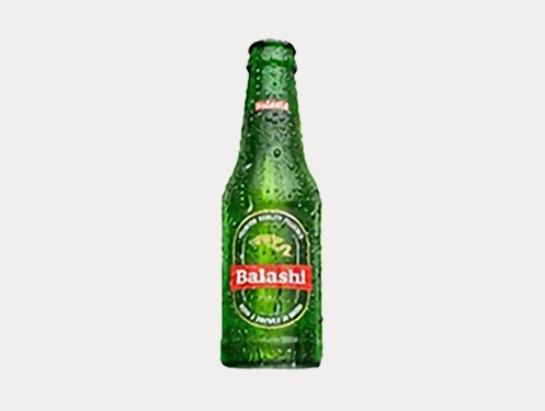 a green bottle with water drops on it