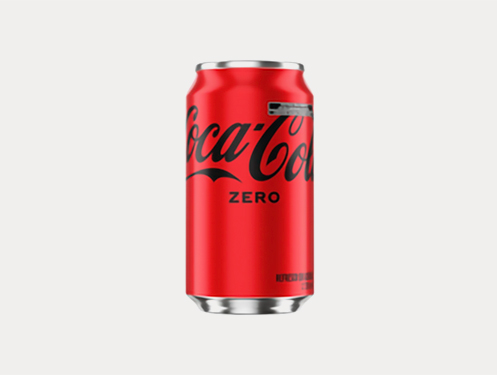 a red can of soda