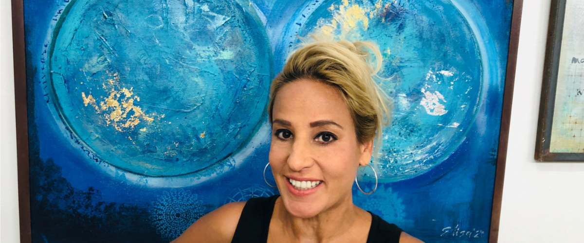 a woman smiling at the camera