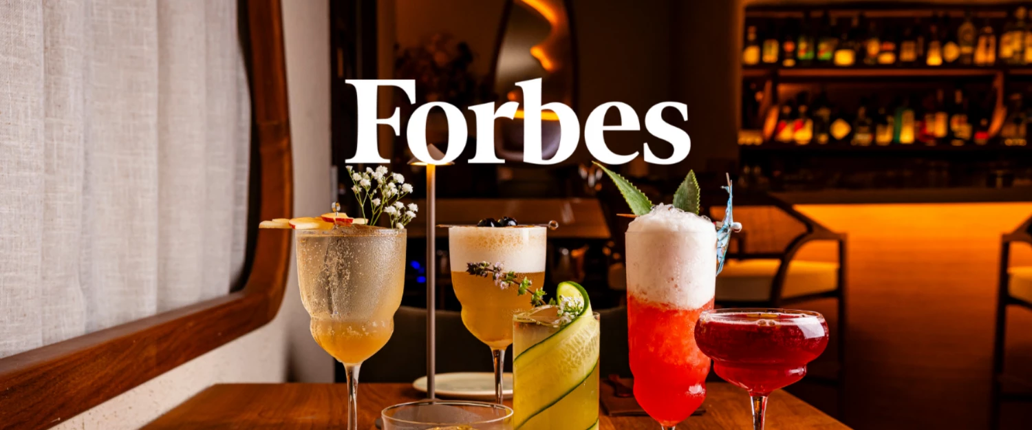 a group of drinks on a table