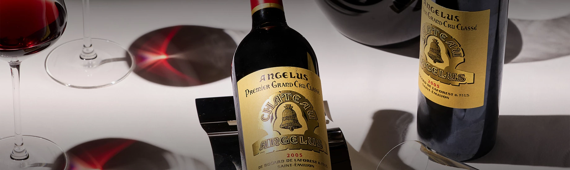 a bottle of wine on a table