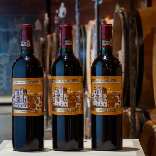 a group of wine bottles